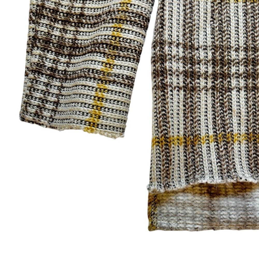 Dylan Los Angeles Plaid Cowl Neck Sweater Dolman Sleeves Oversized Women's XS - Picture 2 of 8